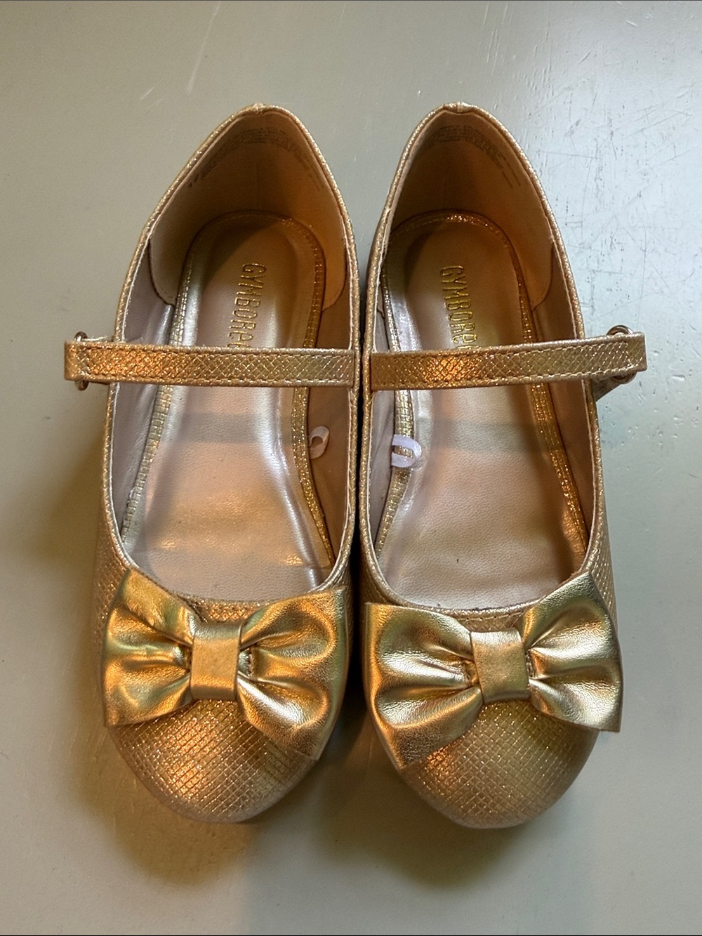 Gymboree Gold Girls' Mary Jane Flats with Bow